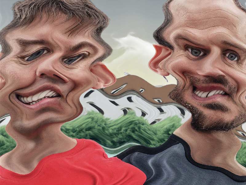 distort