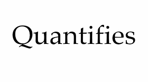 Quantifies