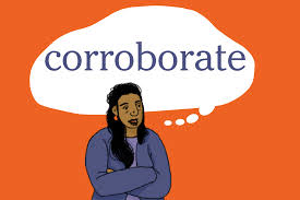 corroborates