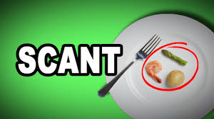 scant