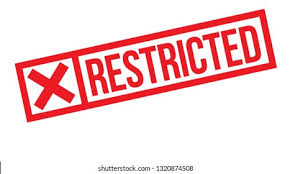 be restricted by sth