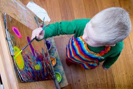 paint on sth
