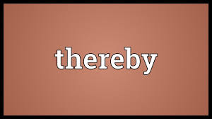 thereby + Ving