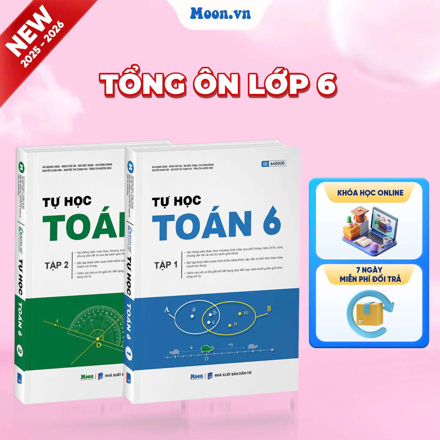 [2025-2026] Combo Tự Học Toán 6 Tập 1-2 
