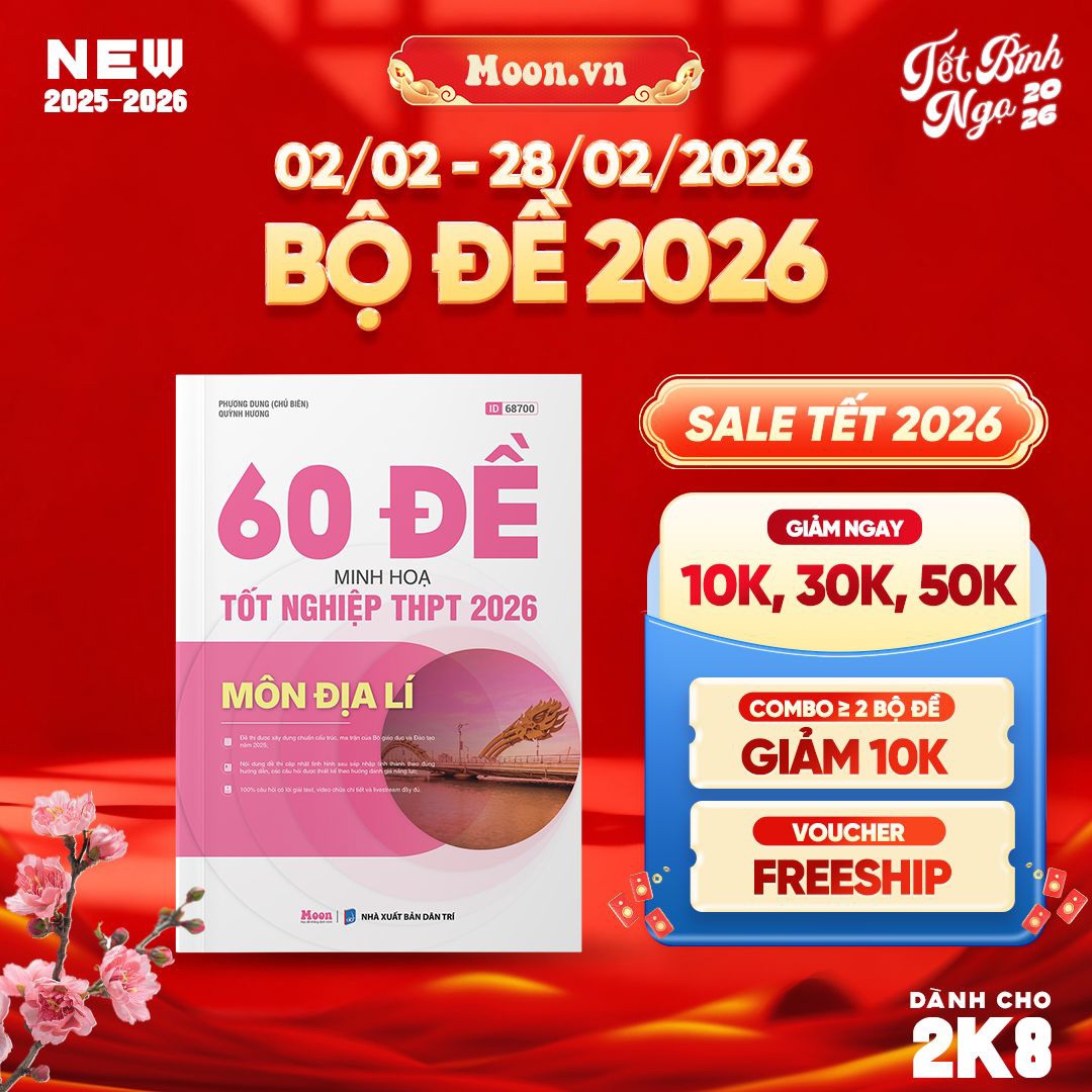 [2025-2026] 60 Đề Minh Họa Môn Địa Lí TNPT 2026