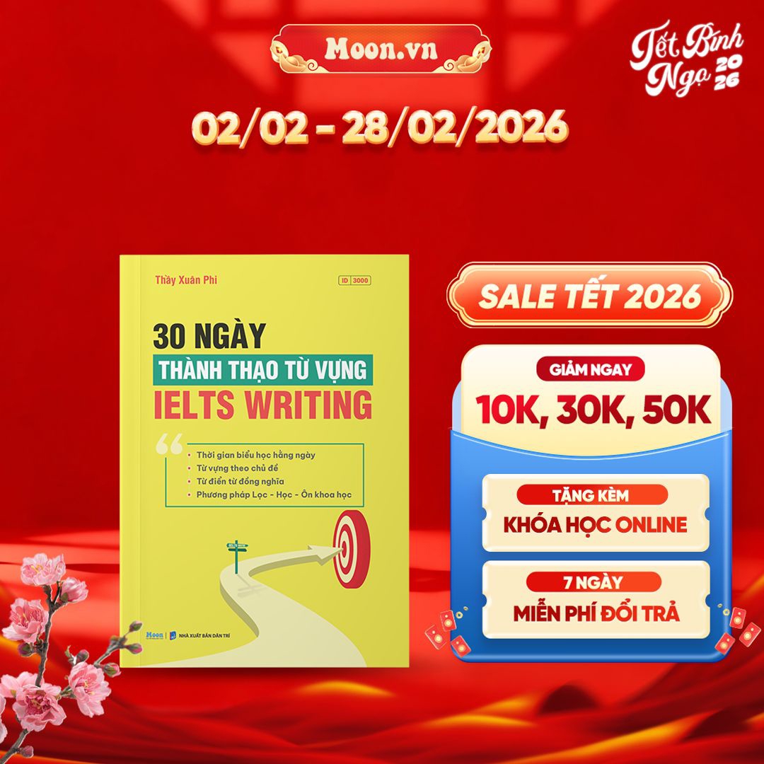 Sách 30 Ngày Thành Thạo Từ Vựng IELTS Writing