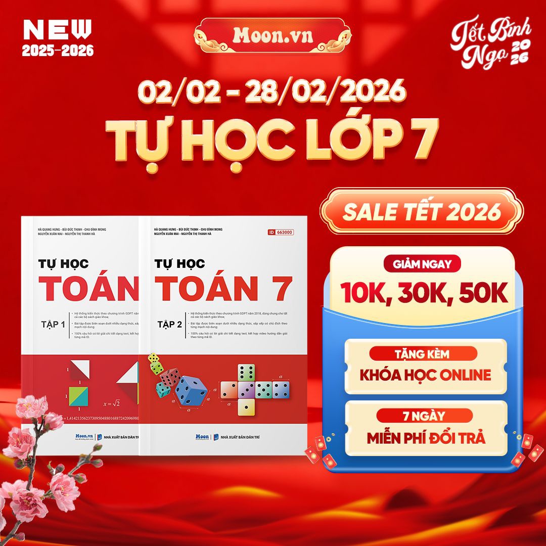 [2025-2026] Combo Tự Học Toán 7 Tập 1-2 