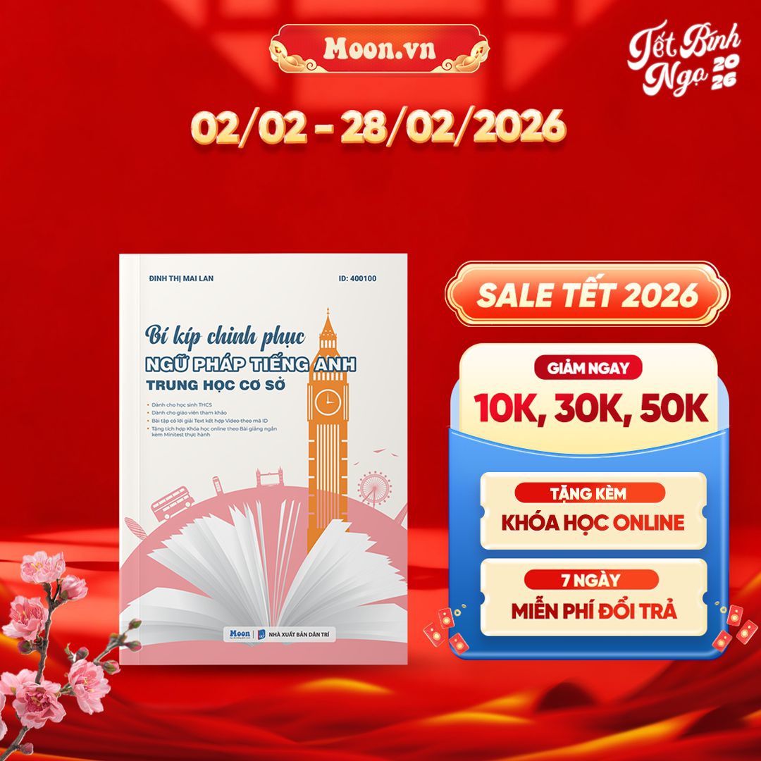 Bí Kíp Chinh Phục Ngữ Pháp Tiếng Anh THCS - Ôn Thi Vào 10