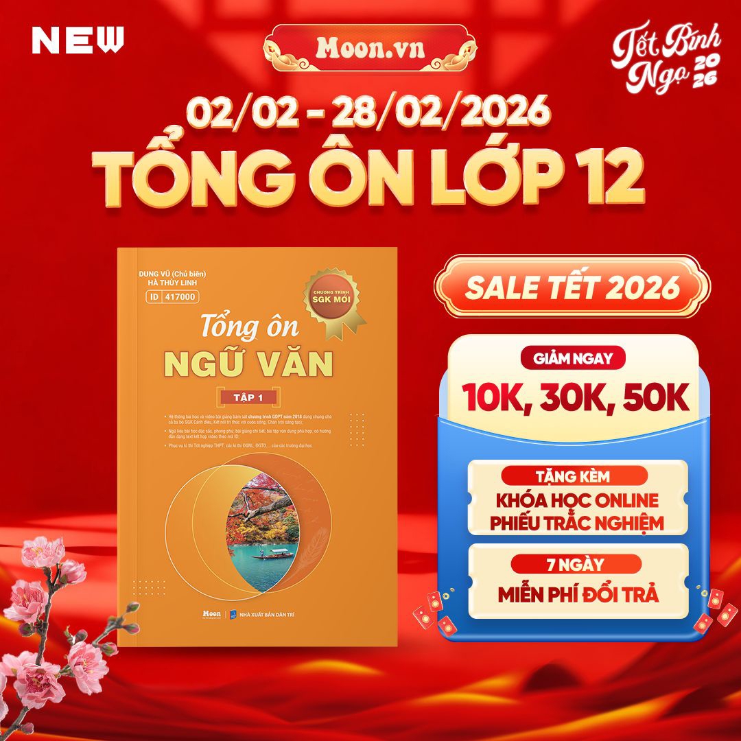 [LỚP 12 SGK MỚI] Tổng Ôn Ngữ Văn Tập 1 - Ôn Thi ĐGNL 2025, Thi Tốt Nghiệp THPT 2025