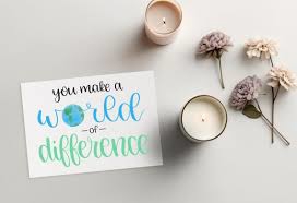 make a world of difference