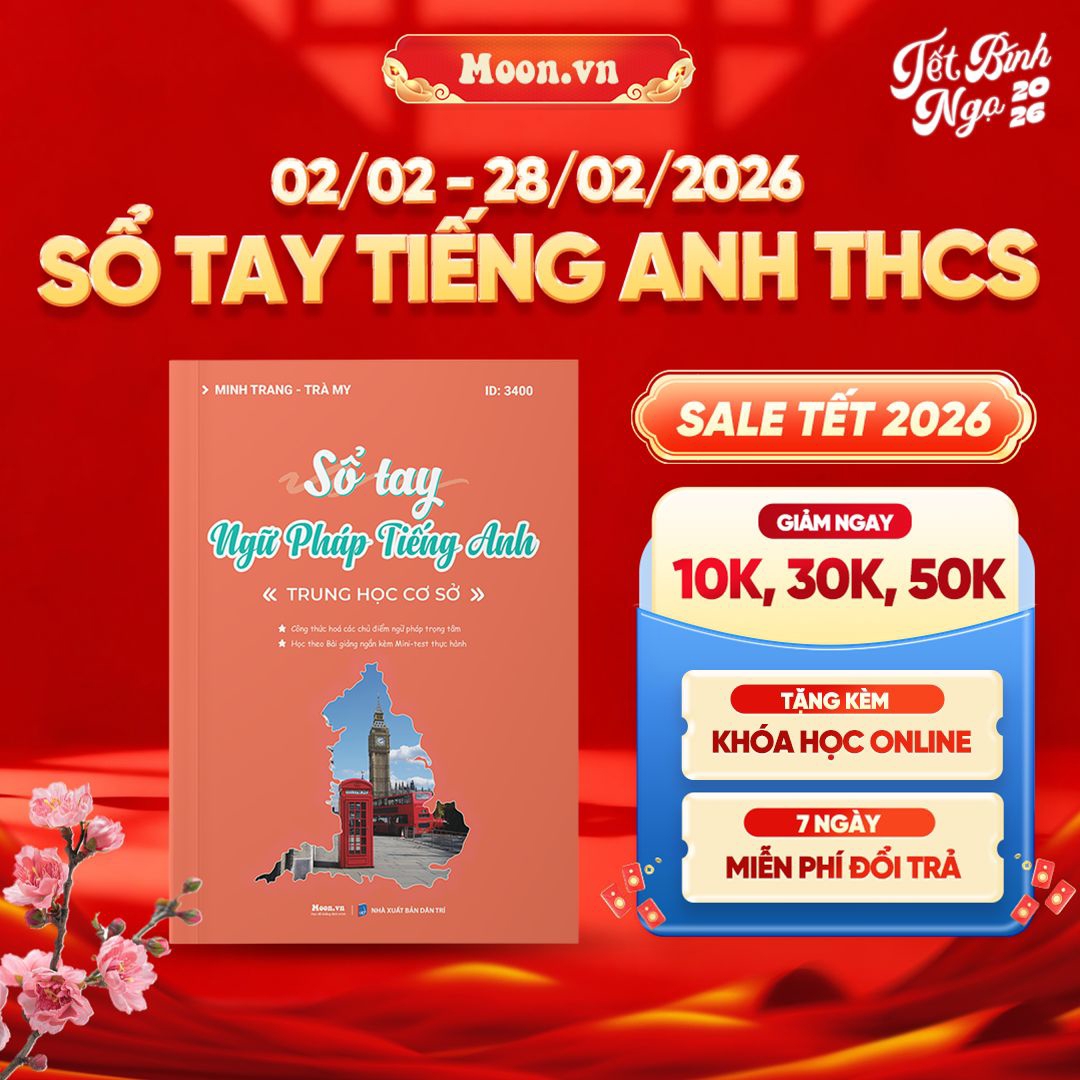 Sổ Tay Ngữ Pháp Tiếng Anh THCS