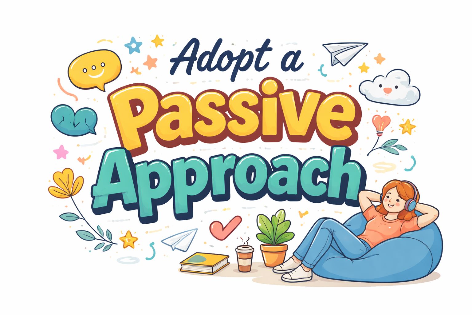 adopt a passive approach
