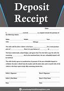 upon receipt of the deposit