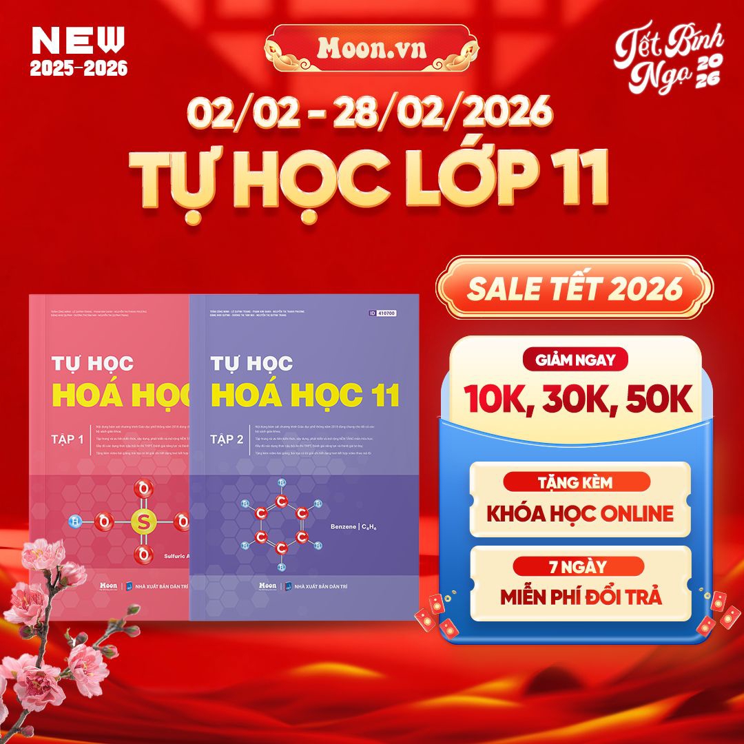[2025-2026] Combo Tự học Hóa học 11 Tập 1, Tập 2