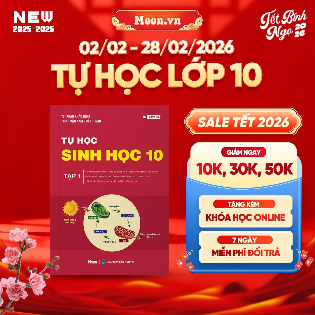 [2025-2026] Tự Học Sinh Học 10 Tập 1
