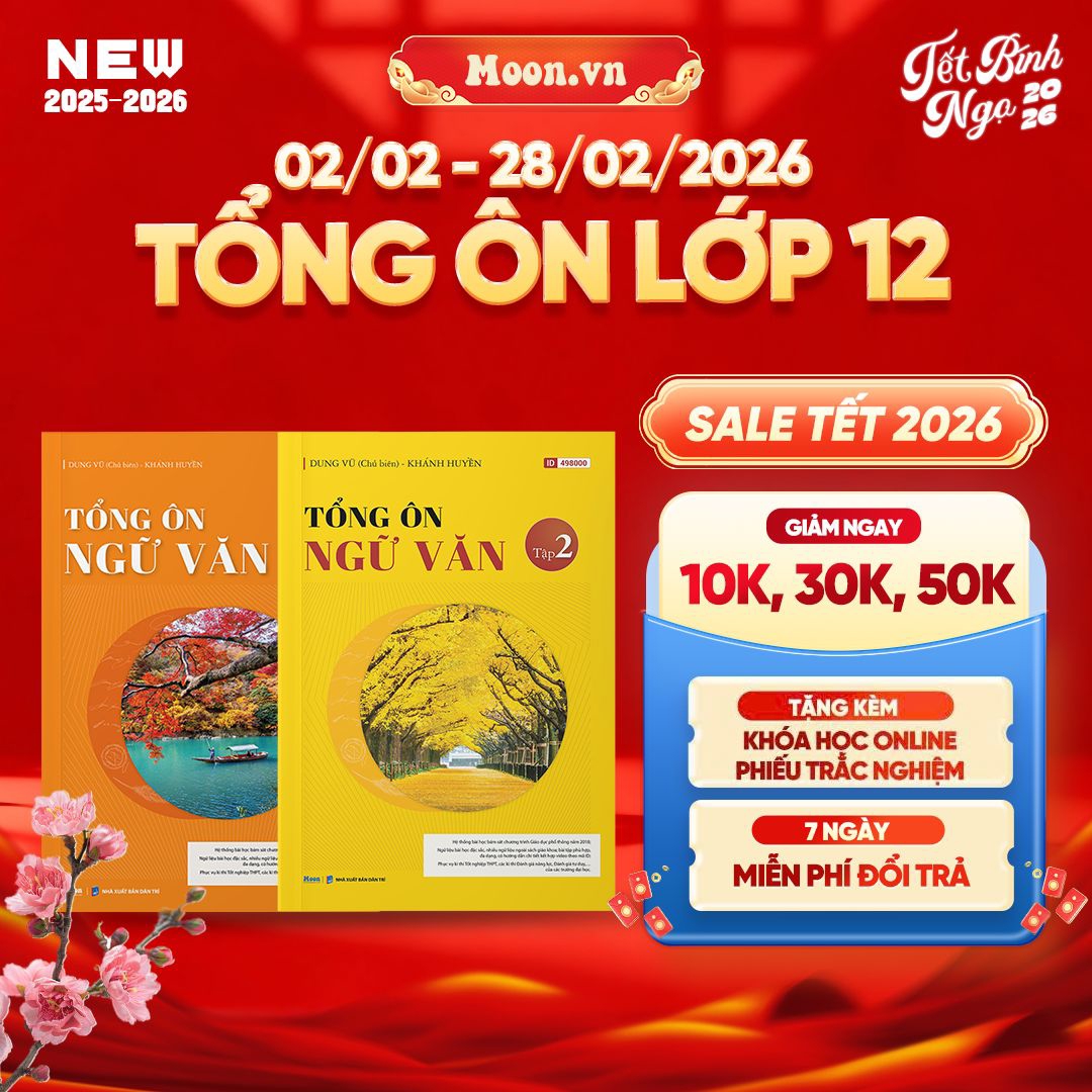 [LỚP 12 SGK MỚI] Combo Tổng Ôn Ngữ Văn Tập 1, Tập 2 - Ôn Thi ĐGNL 2025, Thi Tốt Nghiệp THPT 2025