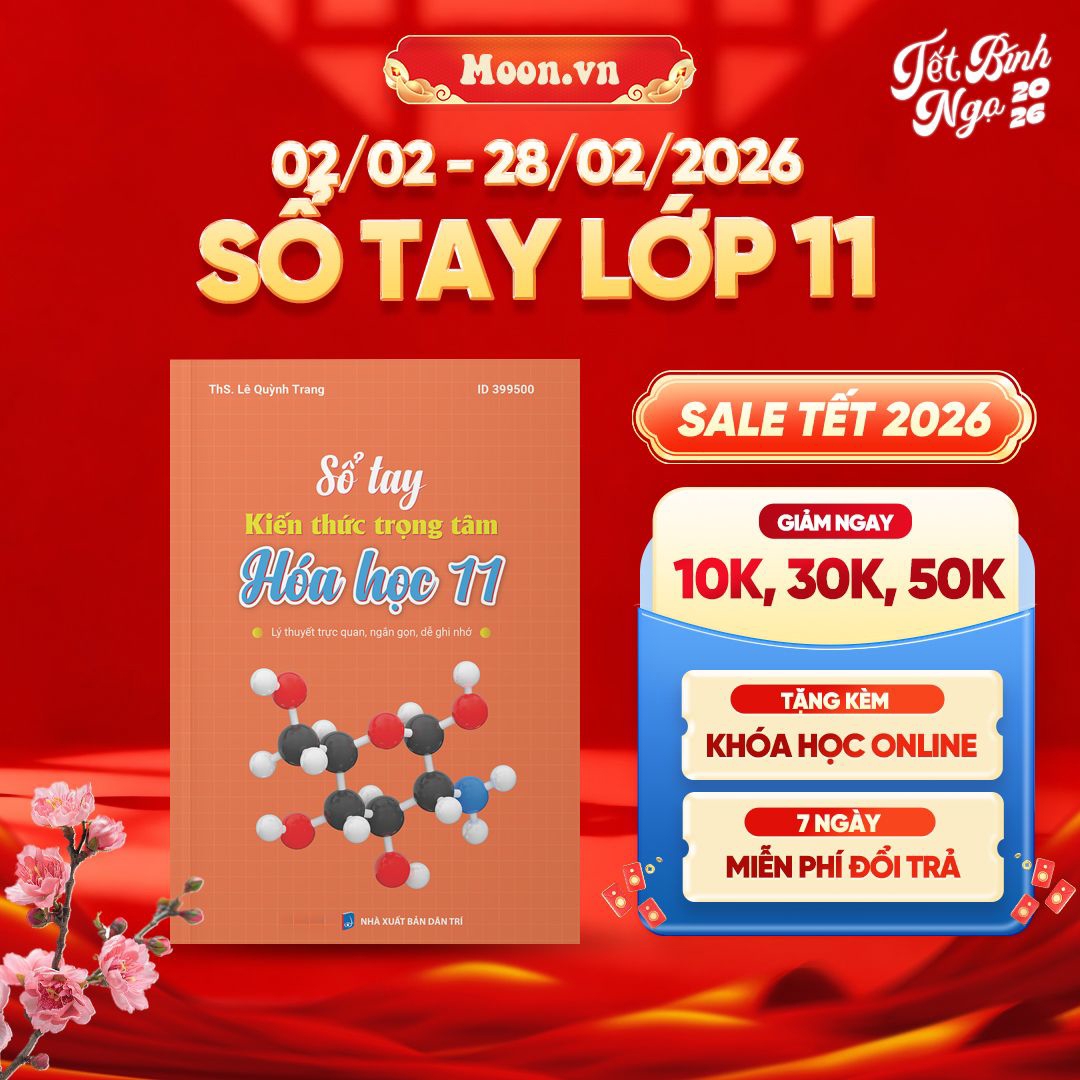 Sổ Tay Kiến Thức Trọng Tâm Hoá Học 11 - Tổng Hợp Lý Thuyết Hóa 11