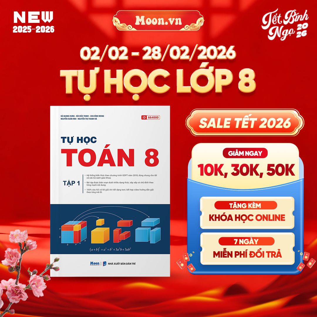 [2025-2026] Tự học Toán 8 Tập 1 