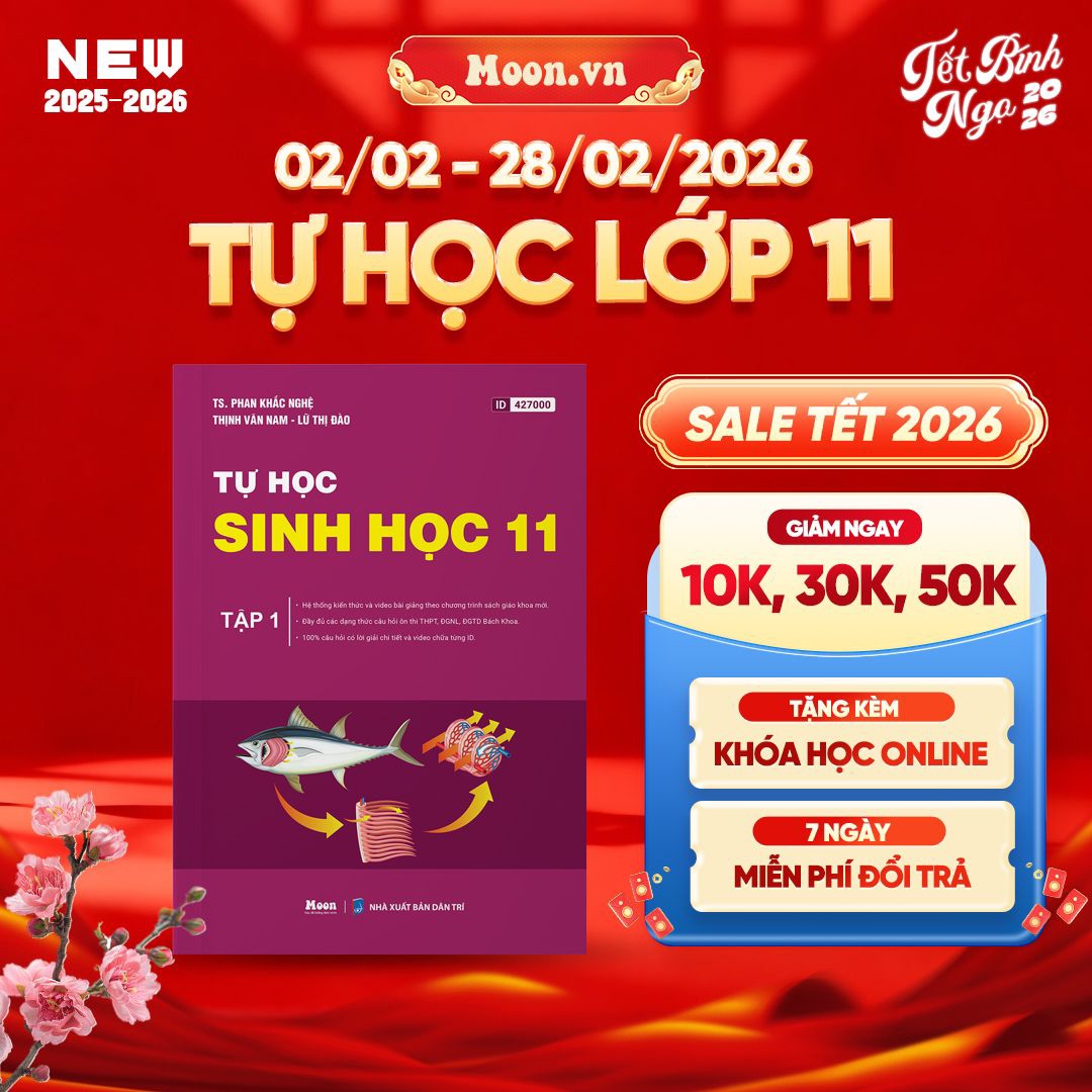 [2025-2026] Tự học Sinh học lớp 11 Tập 1