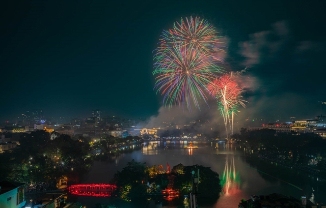 dazzling firework