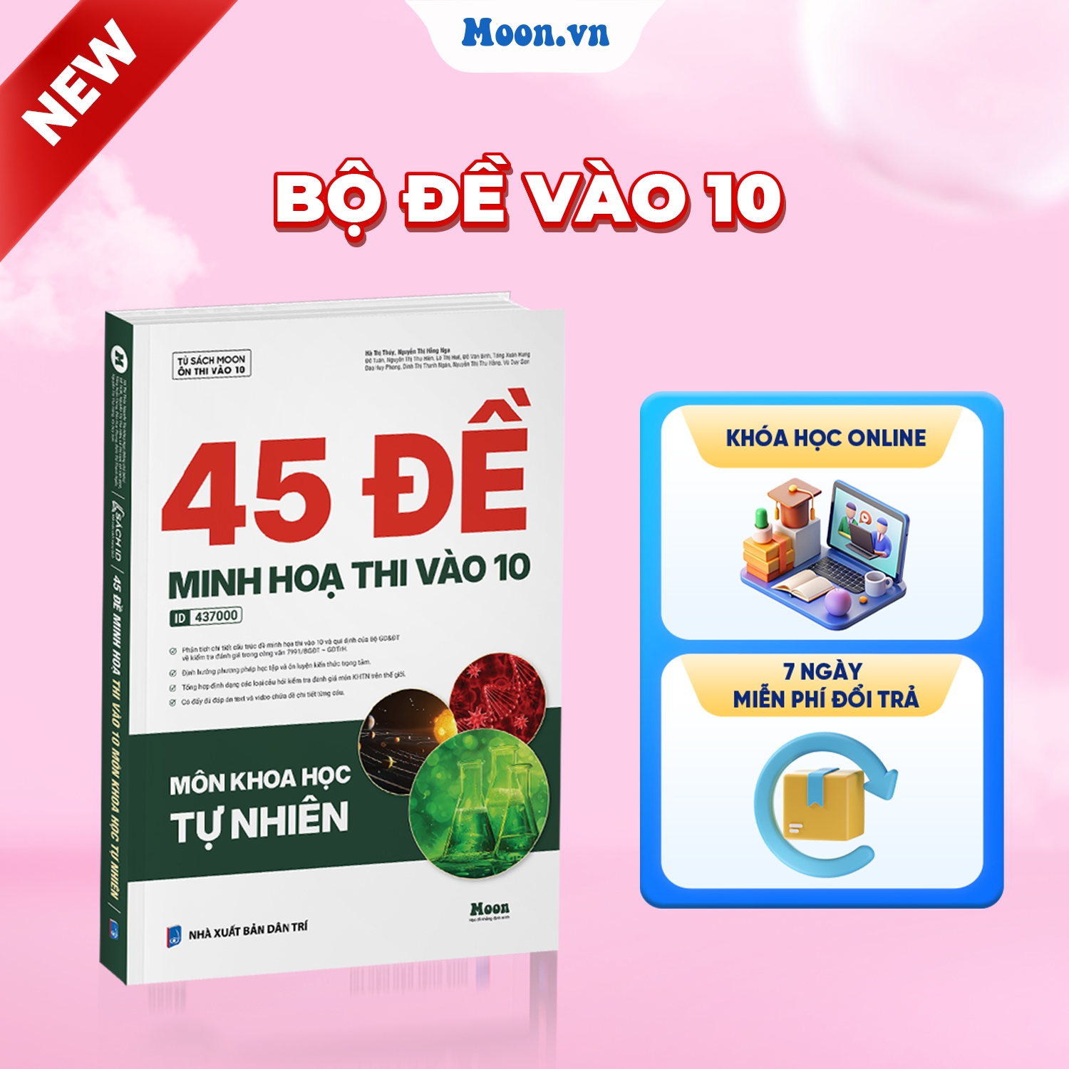 [LỚP 9 SGK MỚI] 45 Đề Minh Họa KHTN Thi Vào Lớp 10