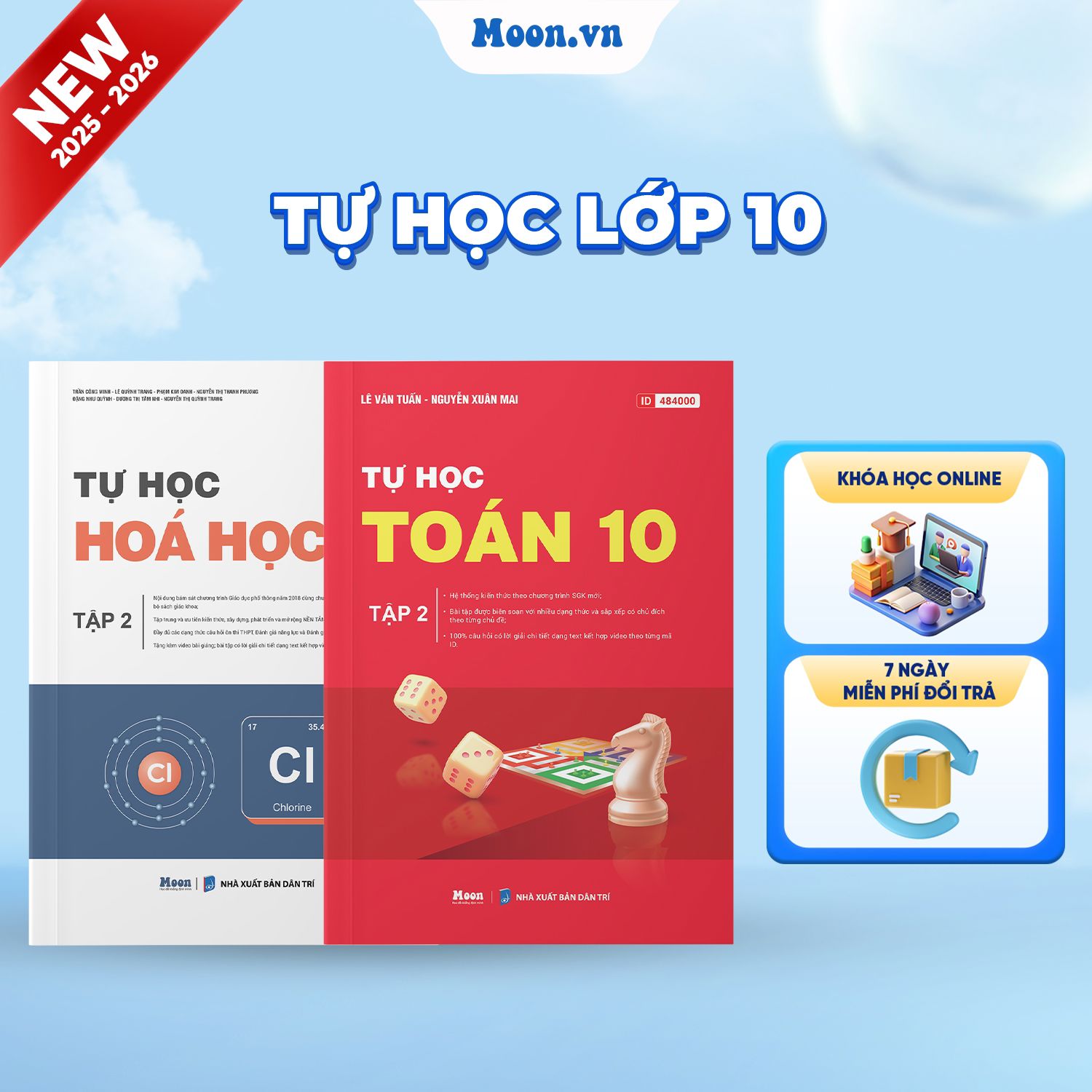 [2025-2026] Combo Tự Học Toán Hóa 10 Tập 2
