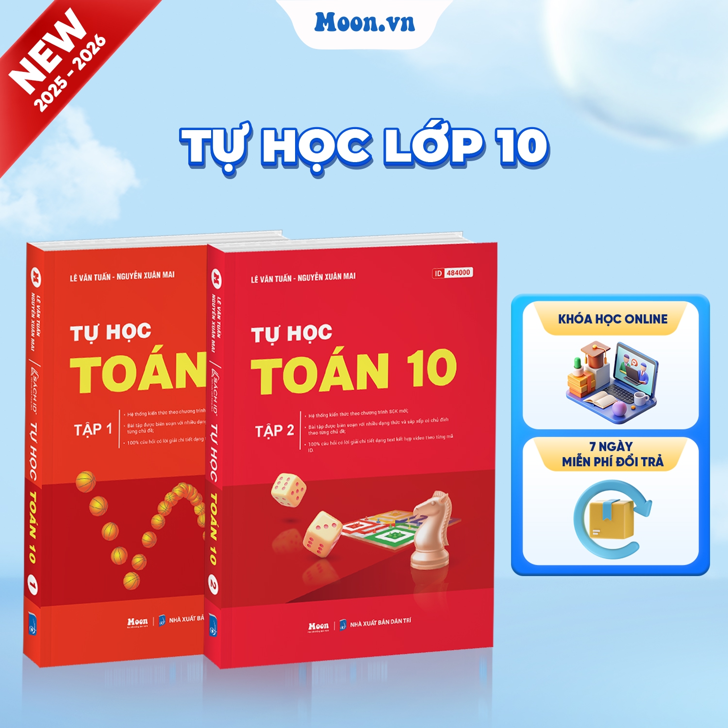 [2025-2026] Combo Tự Học Toán 10 Tập 1-2
