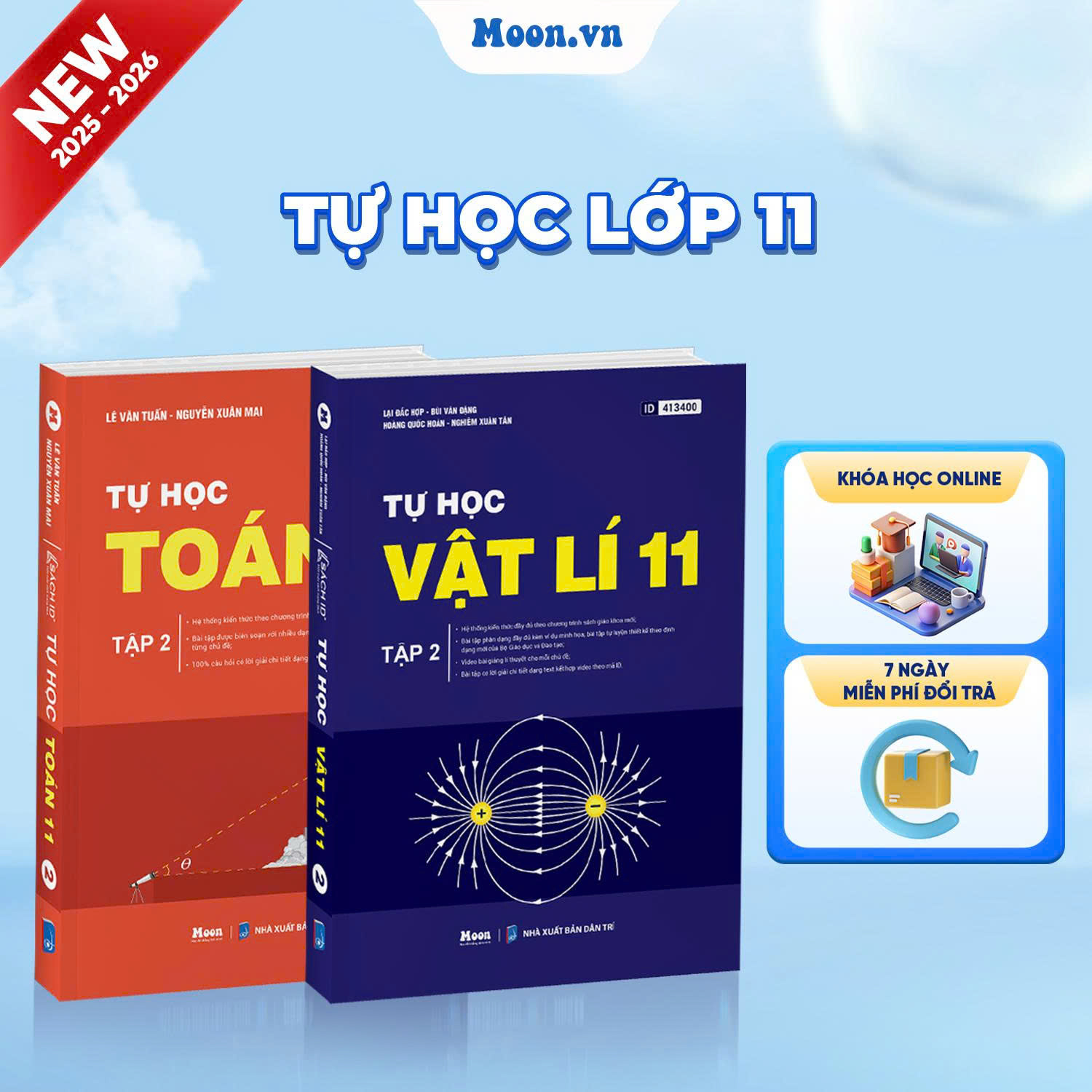 [2025-2026] Combo Tự Học Toán Lí Lớp 11 Tập 2