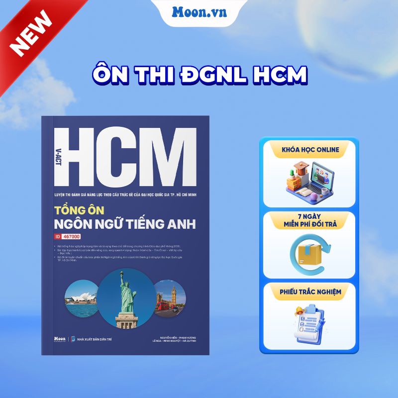 [2025-2026] HCM - VACT Luyện Thi Đánh Giá Năng Lực Đại Học Quốc Gia TP. Hồ Chí Minh - Tổng Ôn Ngôn Ngữ Tiếng Anh