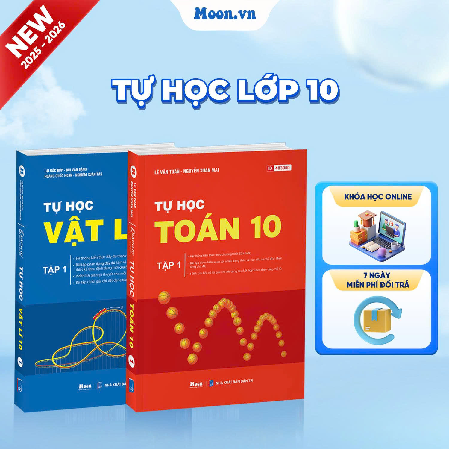 [2025-2026] Combo Tự Học Toán Lí 10 Tập 1