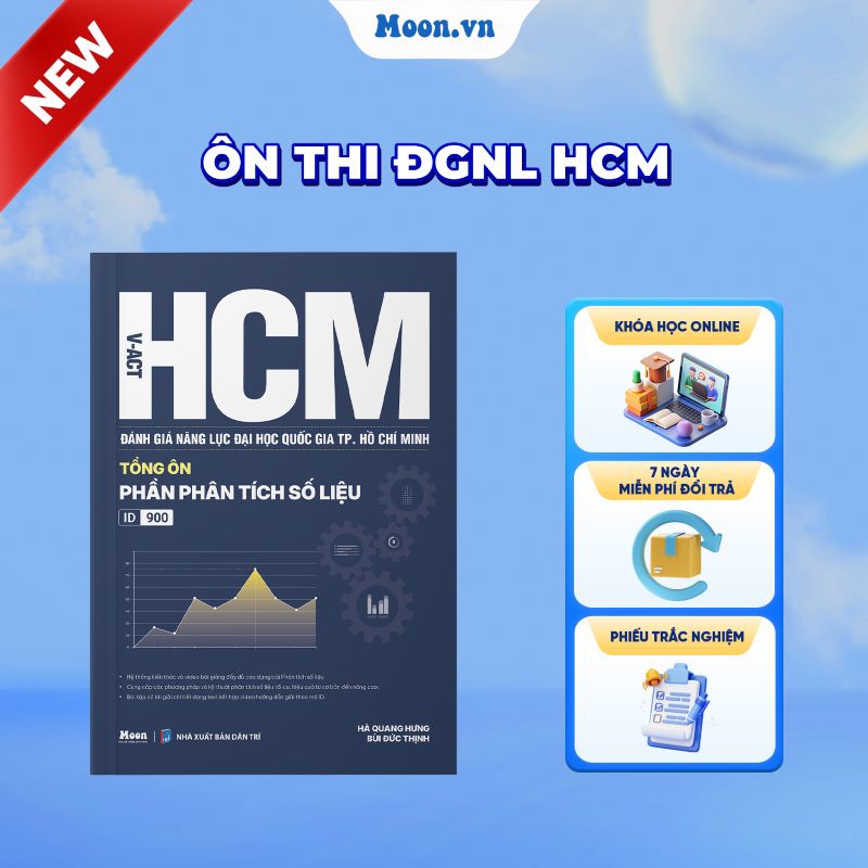 Moon - V-ACT - Tổng Ôn Phần Phân Tích Số Liệu - Ôn Thi ĐGNL HCM 2025