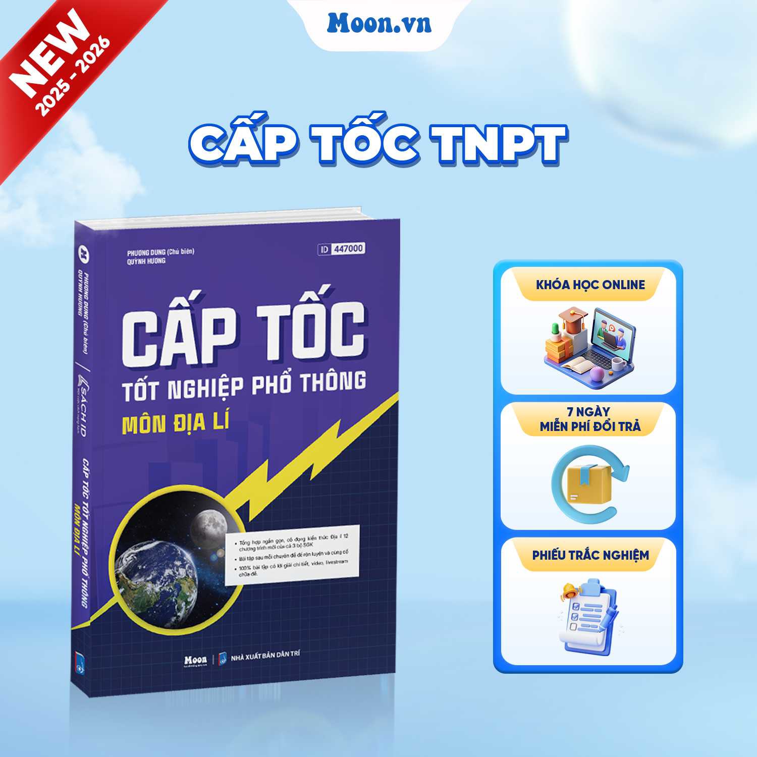 [LỚP 12 SGK MỚI] Cấp Tốc TNPT Môn Địa Lí