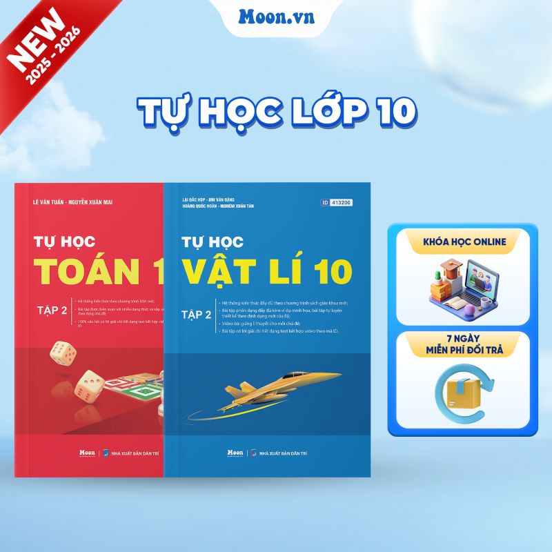 [2025-2026] Combo Tự Học Toán Lí 10 Tập 2