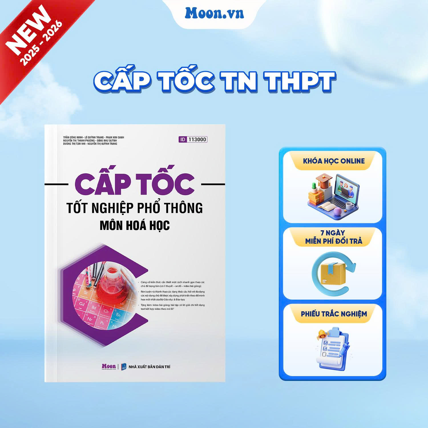 [2025-2026] Cấp tốc Tốt nghiệp phổ thông môn Hóa học