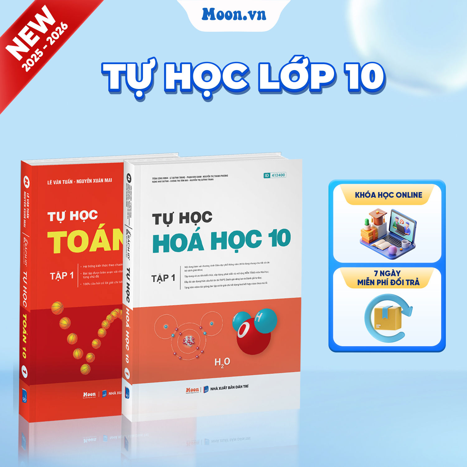 [2025-2026] Combo Tự Học Toán Hóa 10 Tập 1