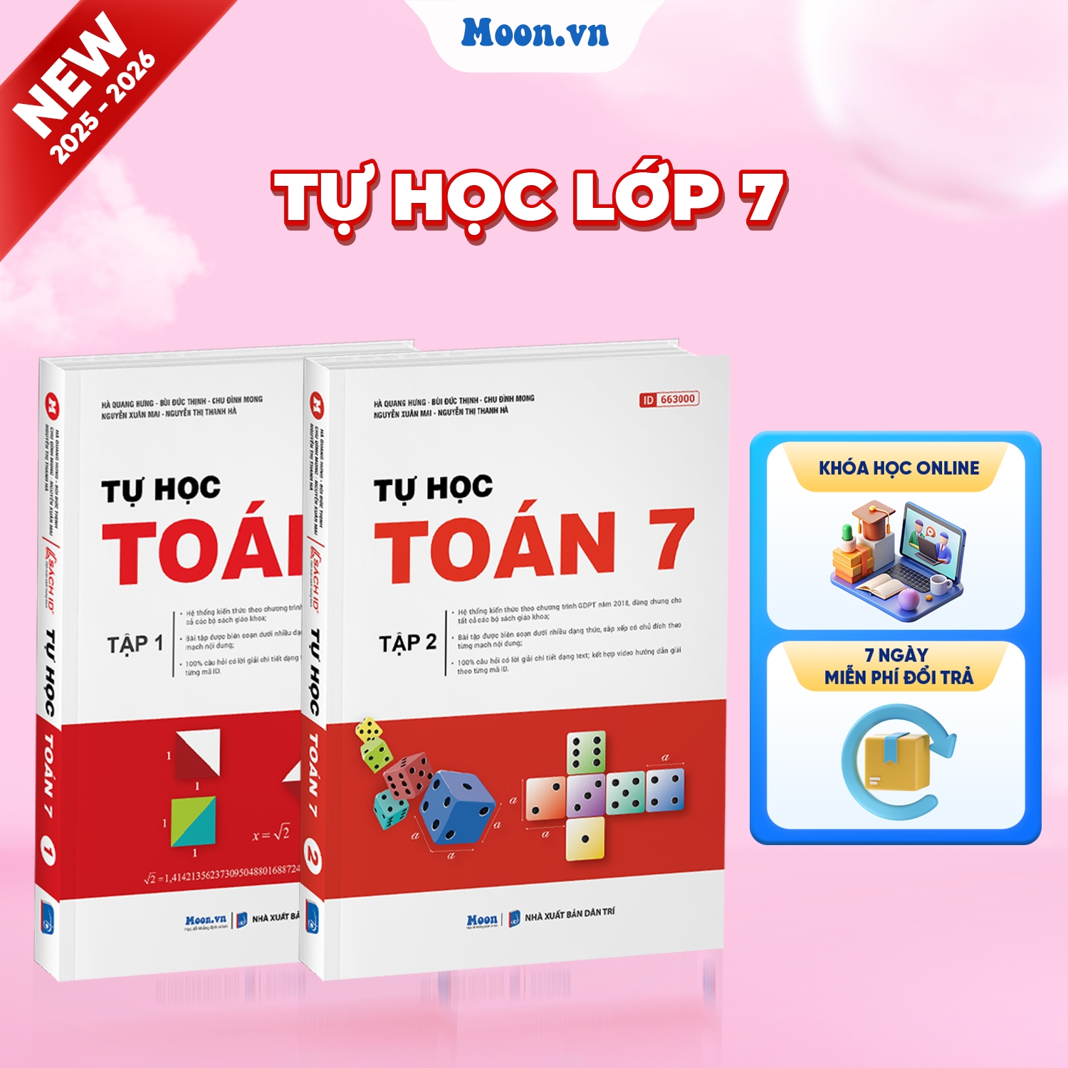 [2025-2026] Combo Tự Học Toán 7 Tập 1-2 