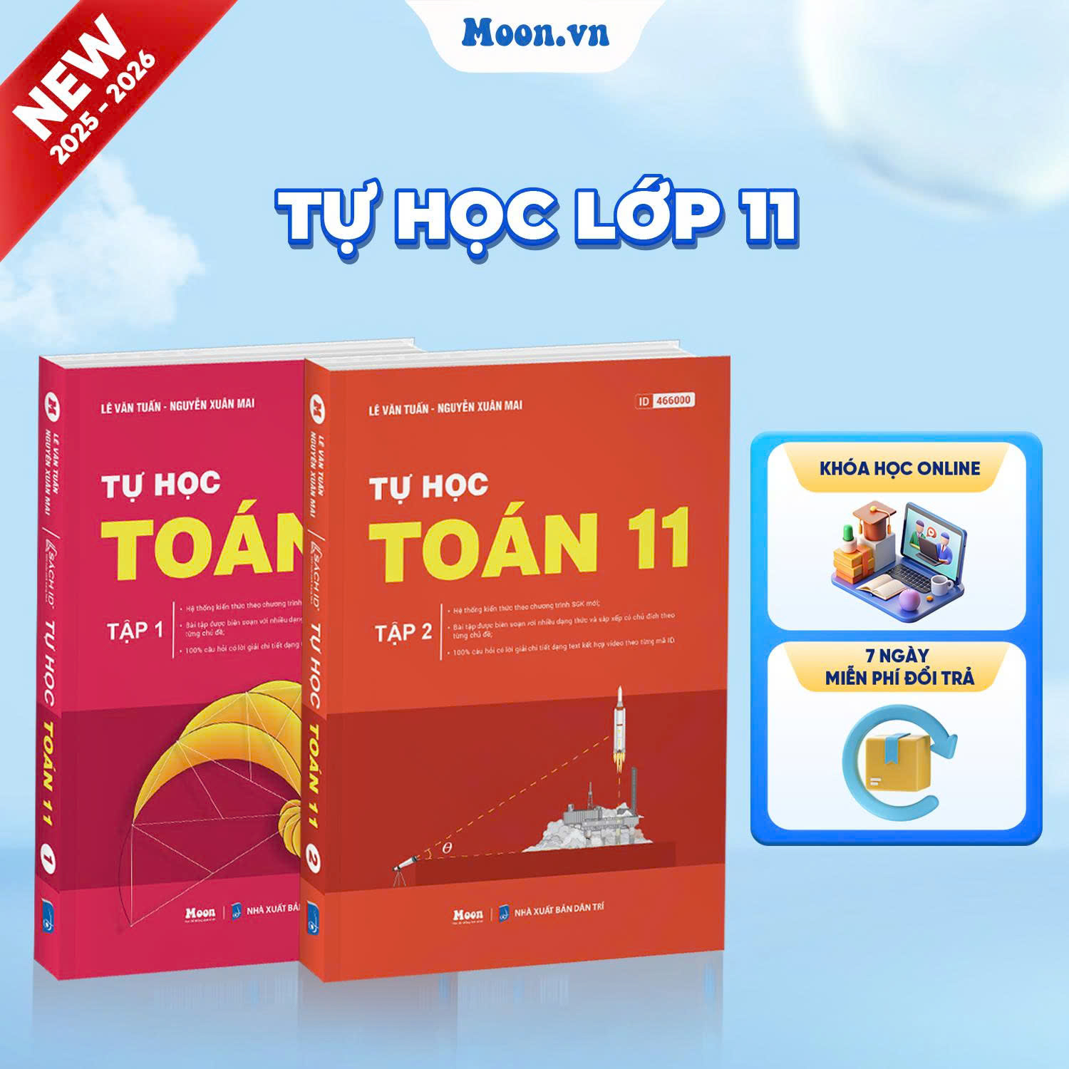[2025-2026] Combo Tự Học Toán 11 Tập 1, Tập 2