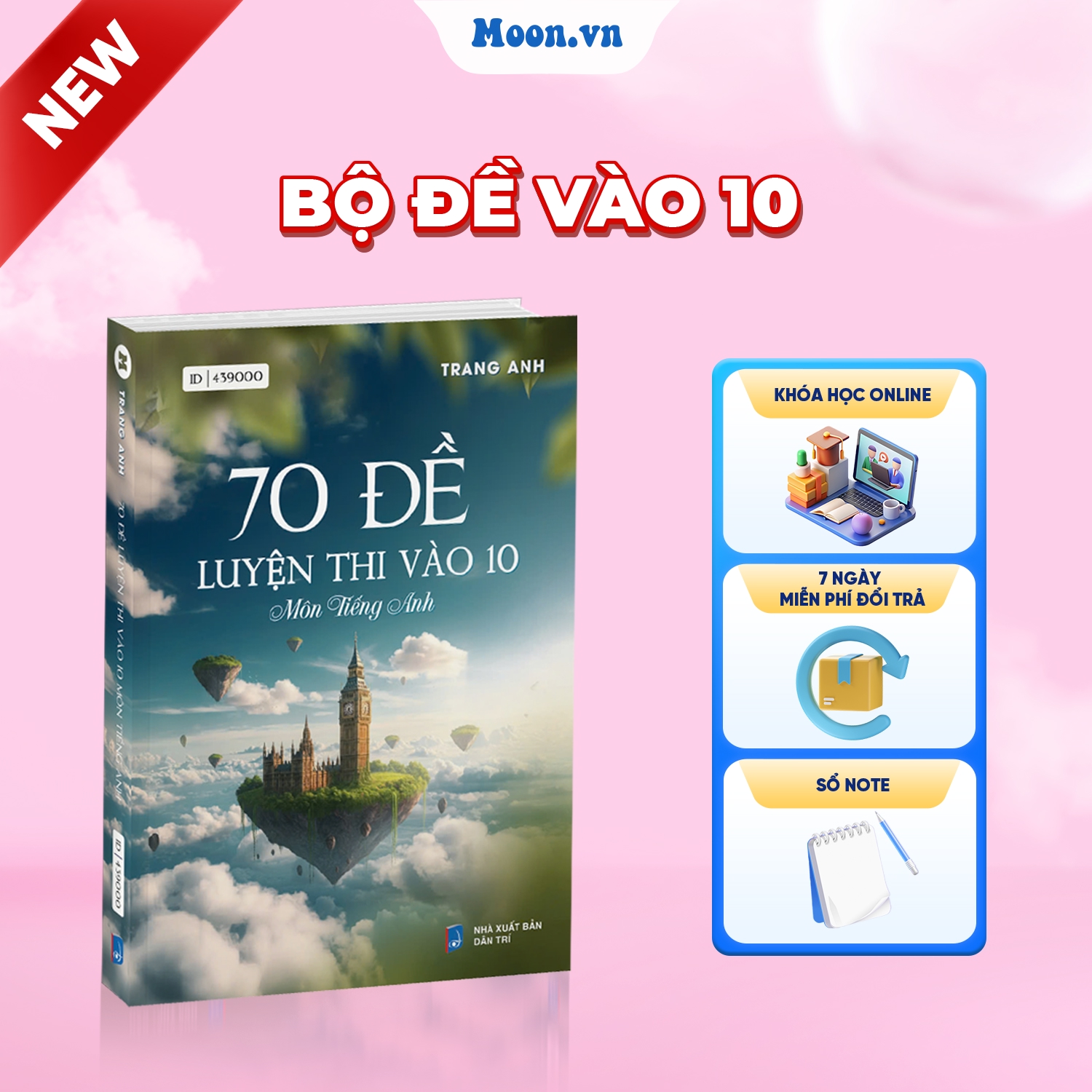 [LỚP 9 SGK MỚI] 70 Đề Luyện Thi Vào 10 Môn Tiếng Anh
