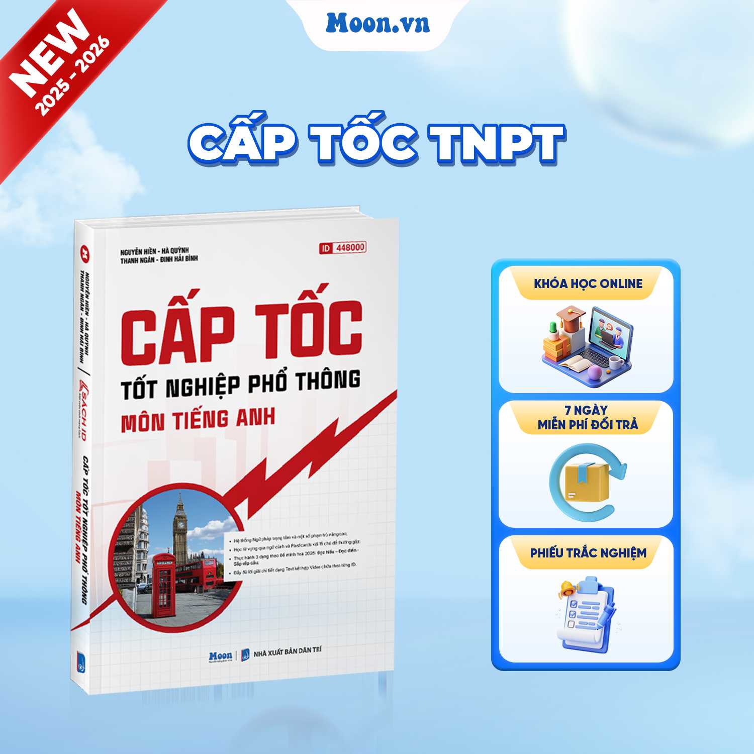 [LỚP 12 SGK MỚI] Cấp Tốc TNPT Môn Tiếng Anh