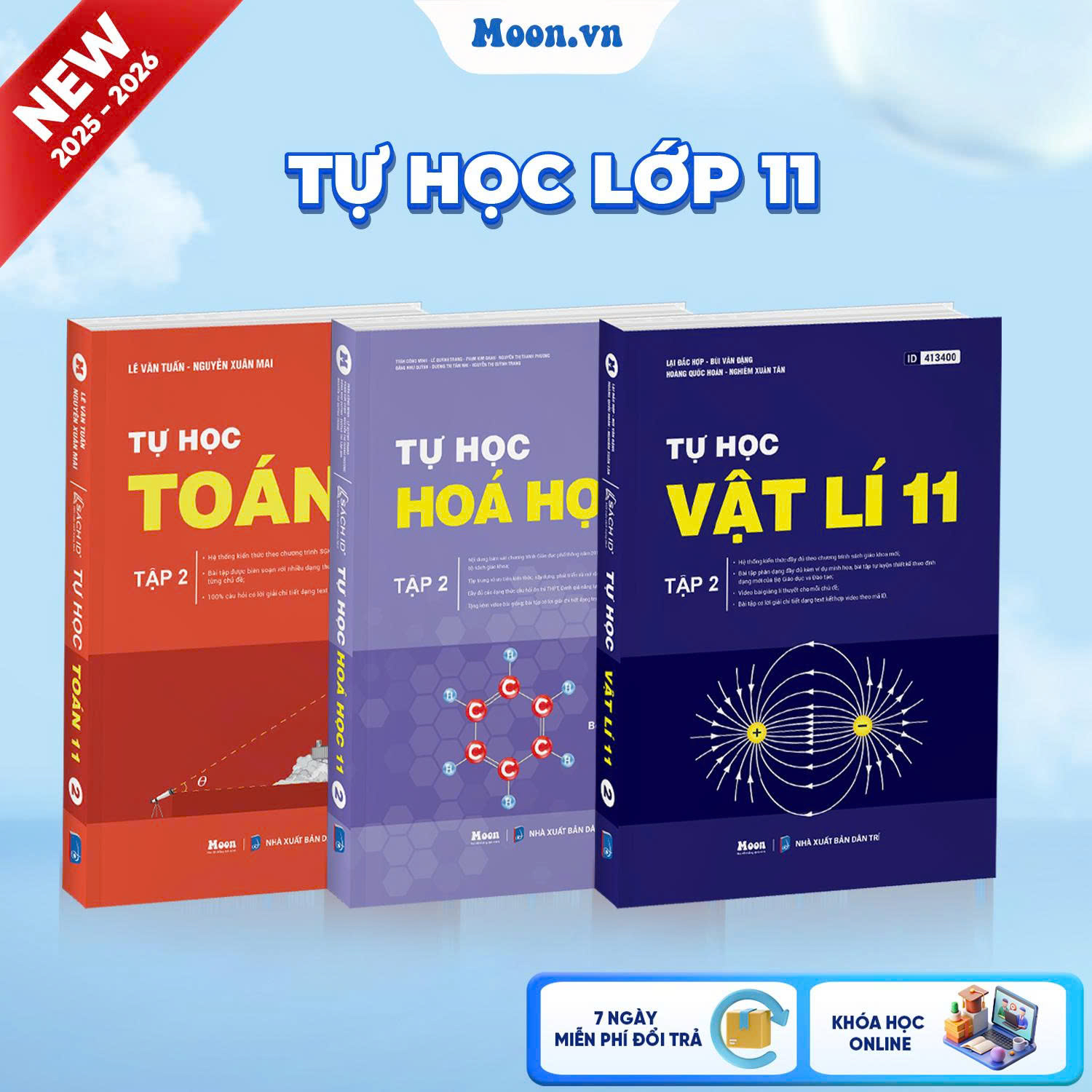  [2025-2026] Combo Tự Học Toán Lí Hóa 11 Tập 2