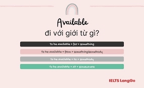 Be available for sth