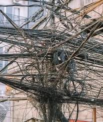 tangled
