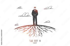 take root in sth