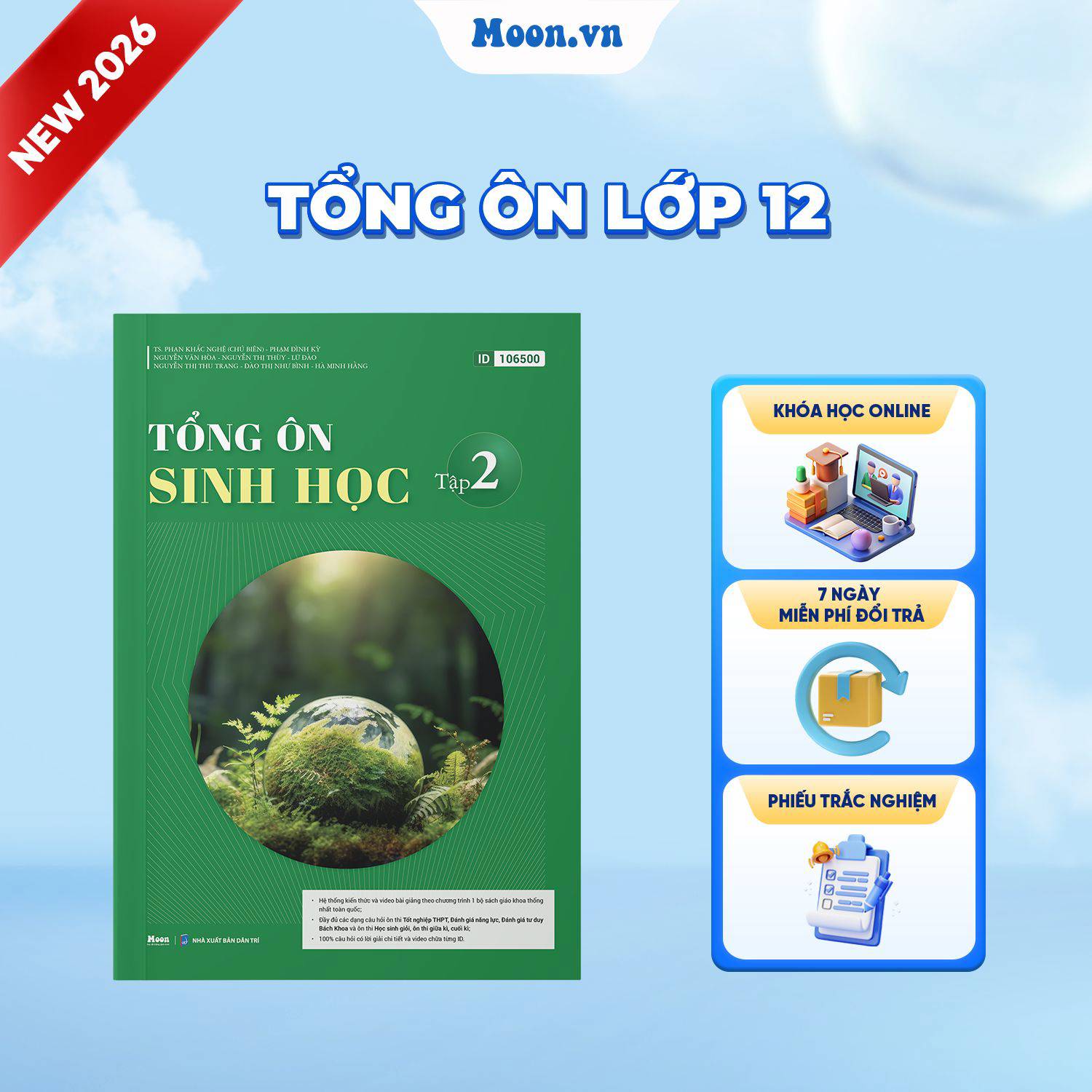 [2026 - 2027] Tổng ôn Sinh học Tập 2