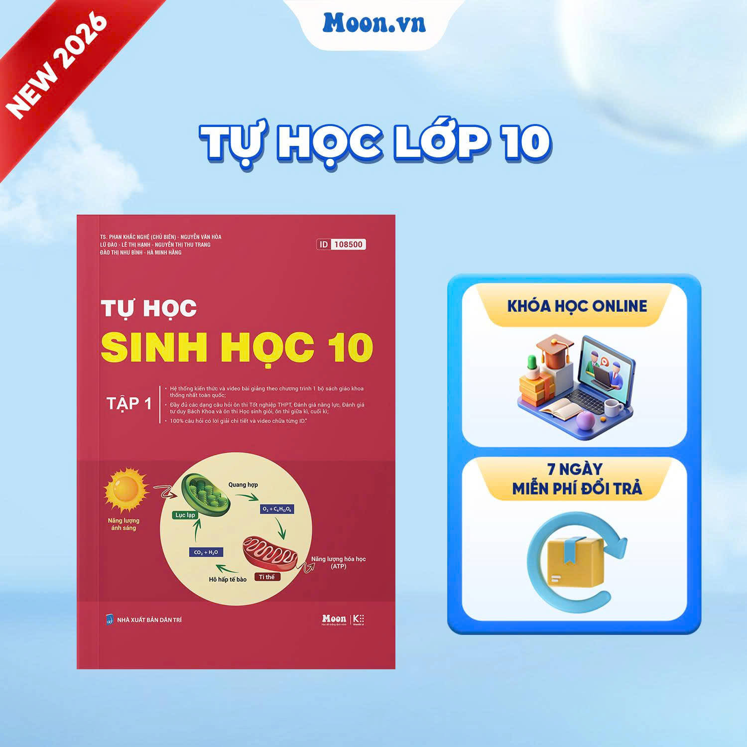 [2026-2027] Tự học Sinh Học 10 Tập 1