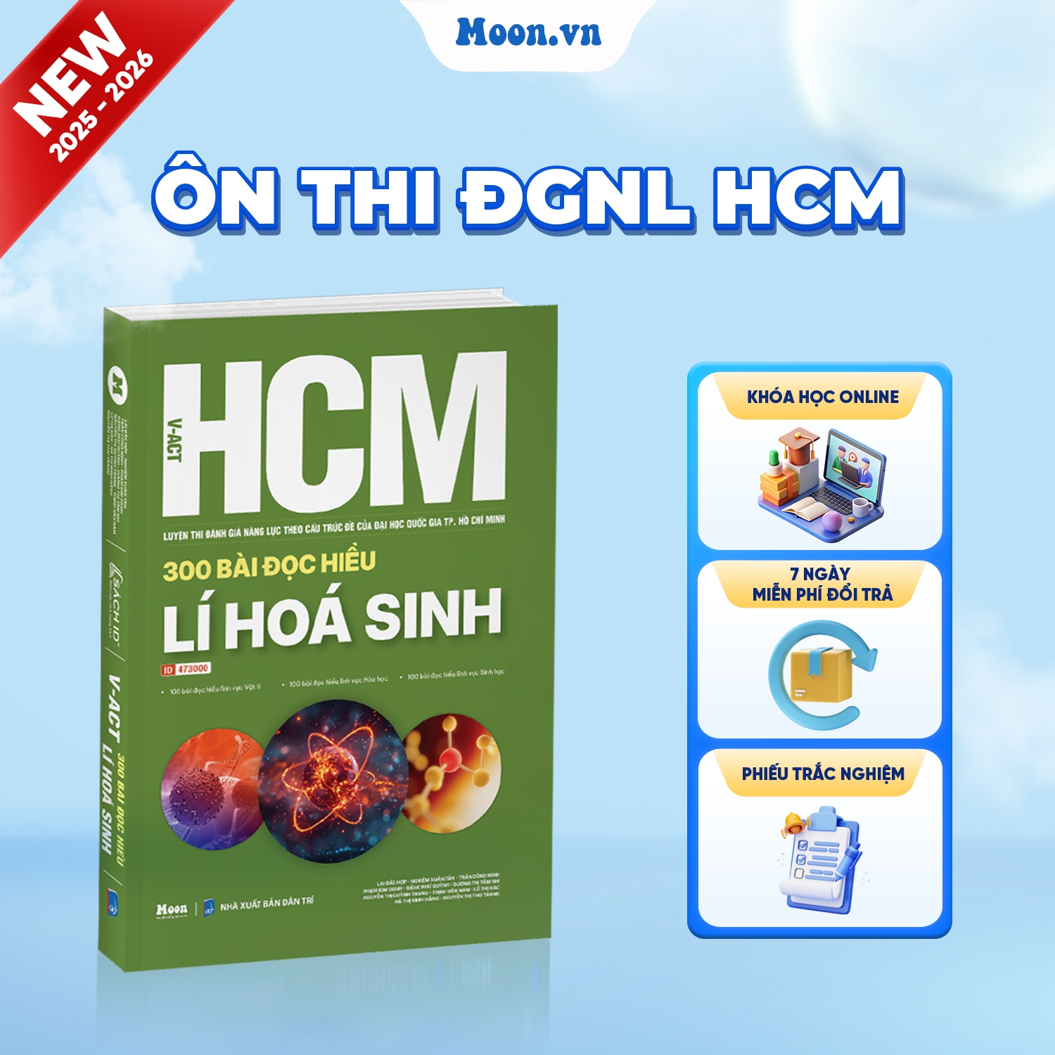 [2025-2026] 300 bài đọc hiểu Lí Hóa Sinh - Luyện thi Đánh giá năng lực Đại học Quốc gia TP. Hồ Chí Minh 