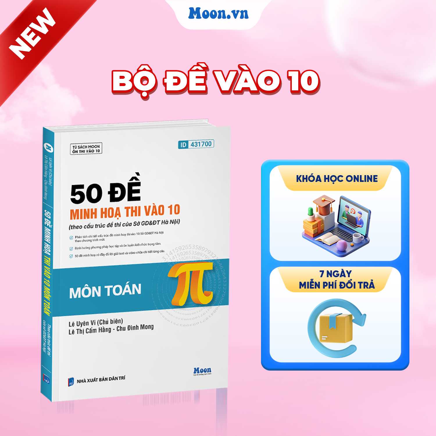 [LỚP 9 SGK MỚI] 50 Đề Minh Họa Môn Toán Thi Vào 10 Sở GD&ĐT Hà Nội