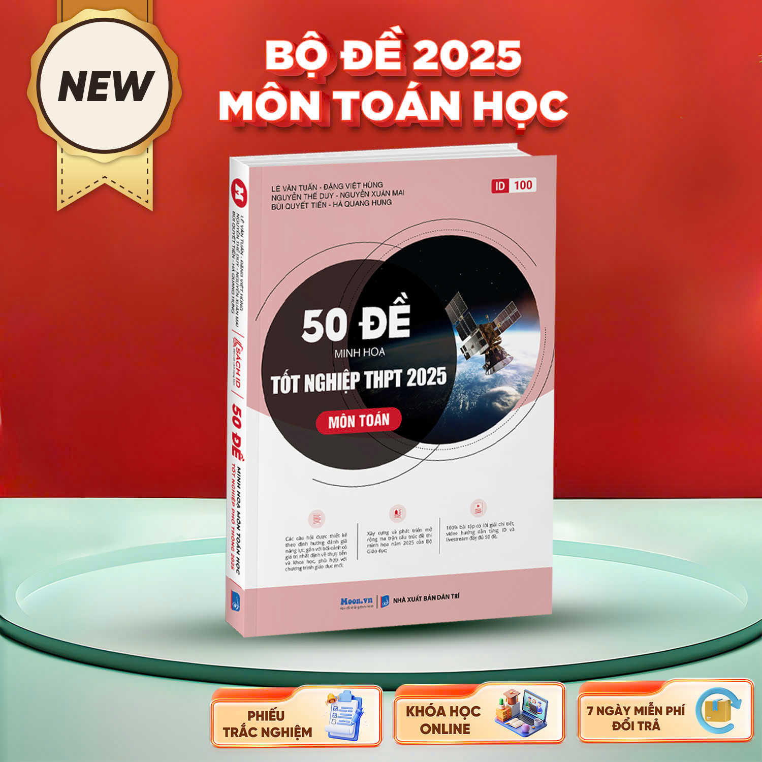 50 Đề Minh Họa Môn Toán Học TNPT 2025