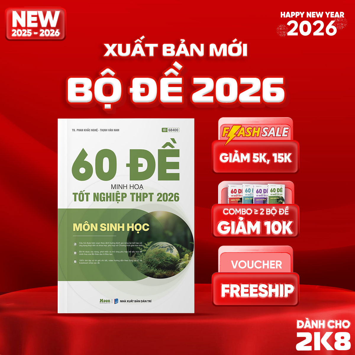 [2025-2026] 60 Đề Minh Họa Môn Sinh Học TNPT 2026