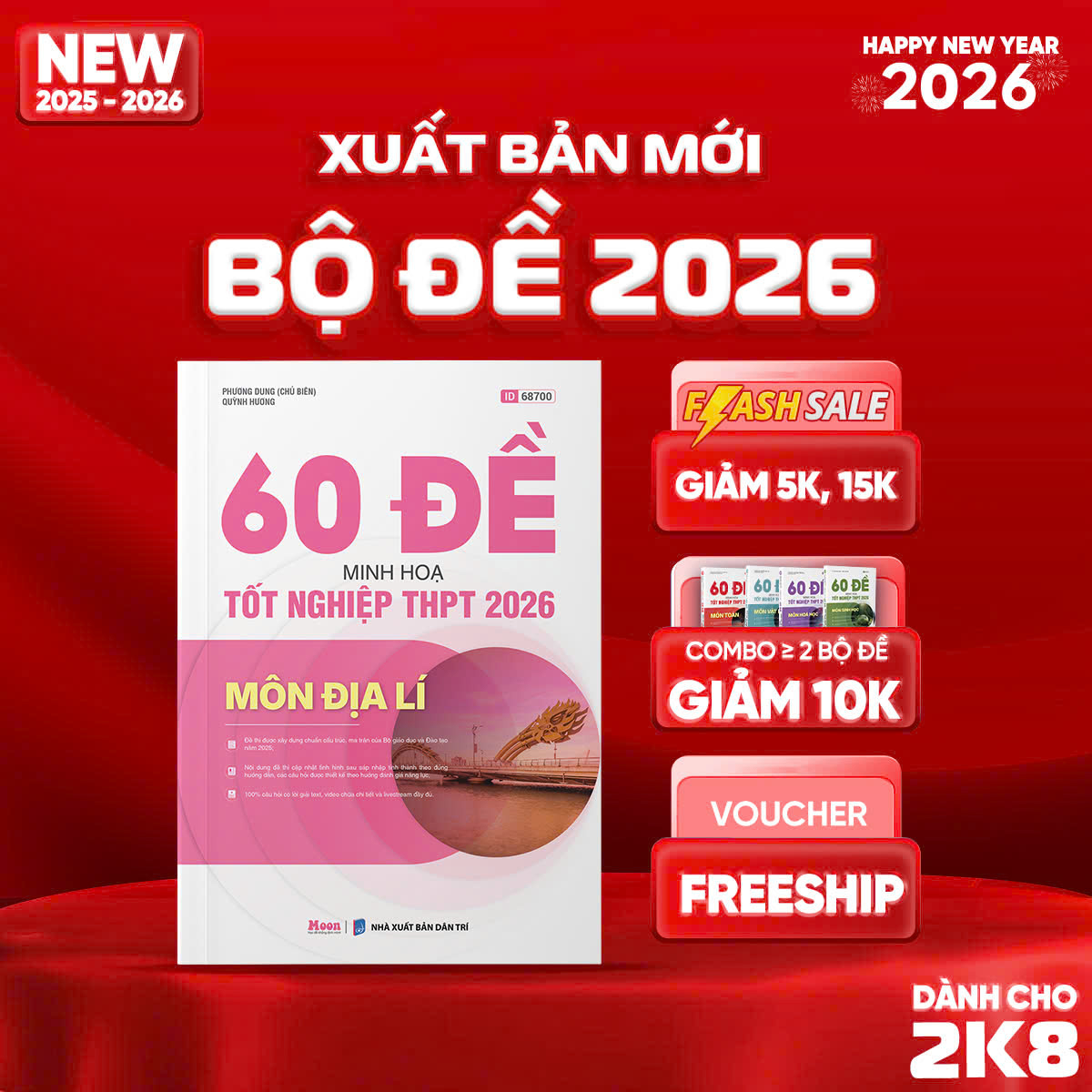 [2025-2026] 60 đề minh họa Tốt nghiệp THPT 2026 môn Địa lí